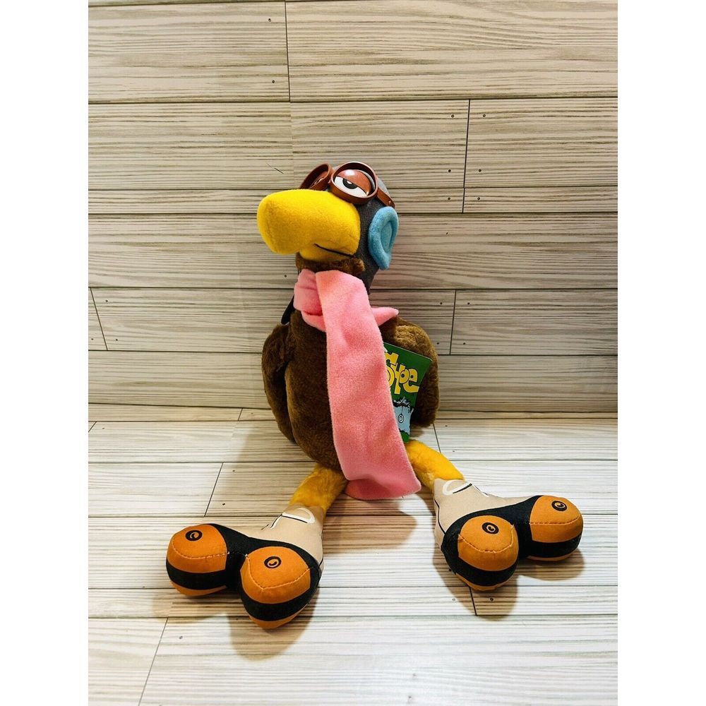 Shoe Comic Loon Aviator with Roller Skates Plush Stuffed Animal 15" Tags